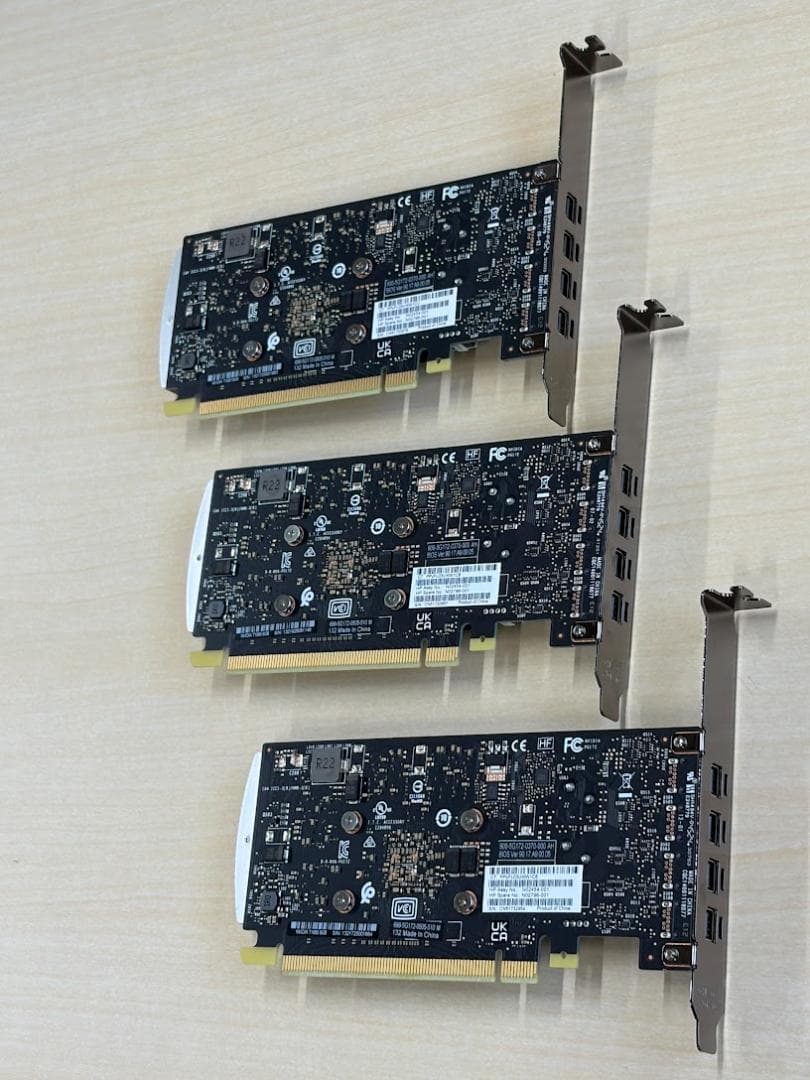 ☆ 新品未使用 ☆ NVIDIA T1000 8GB グラフィックボード*3個