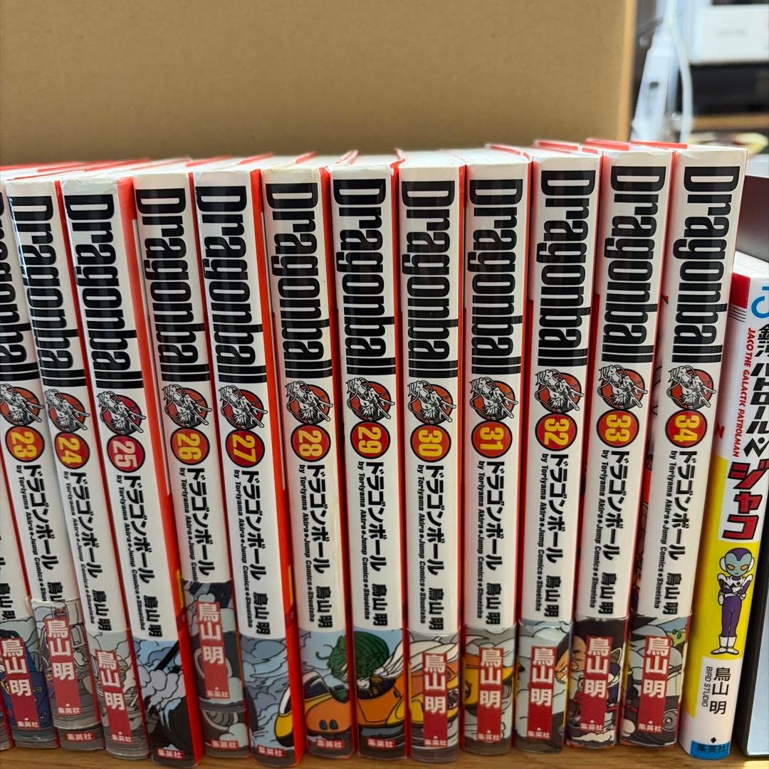 初版多めドラゴンボール :完全版 1〜34、銀河パトロールジャコ、Dr.スランプ