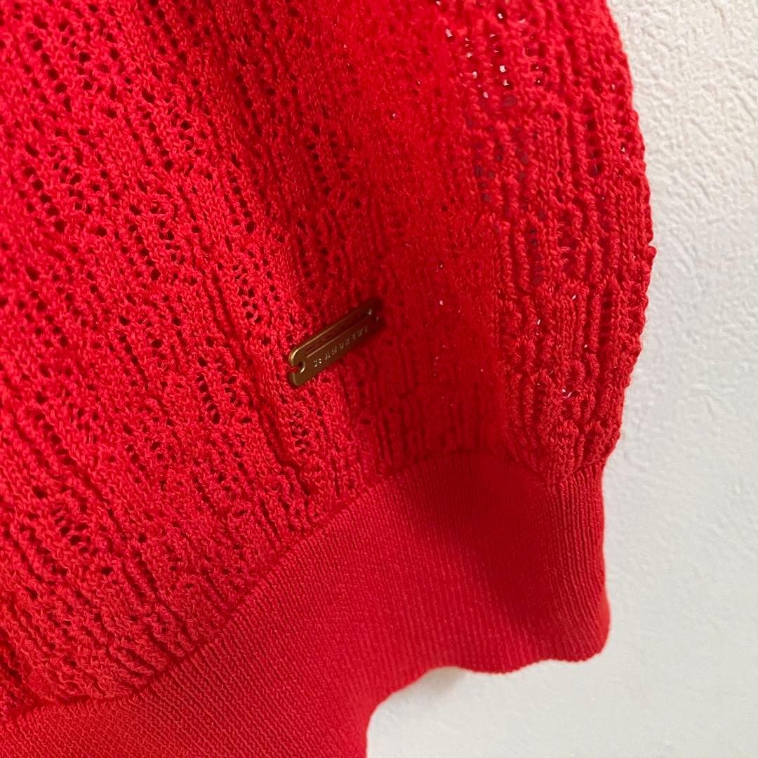 新品　St ANDREWS セントアンドリュース 半袖シアーニット　S 日本製