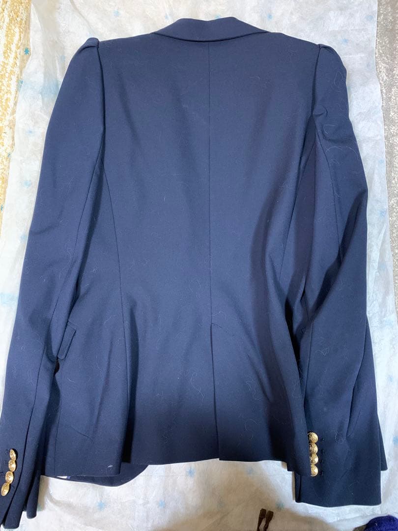 専用　新品タグ付き　ZARAザラ　紺色ジャケット　紺ブレ