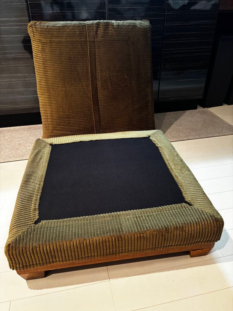 ReCENO. オットマンfolk オリーブ　コーデュロイ