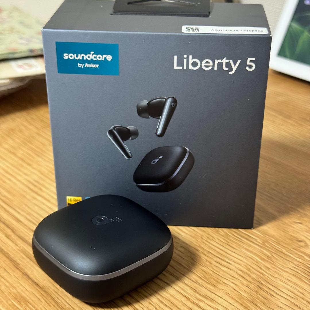Soundcore Liberty 5 ワイヤレスイヤホン ブラック