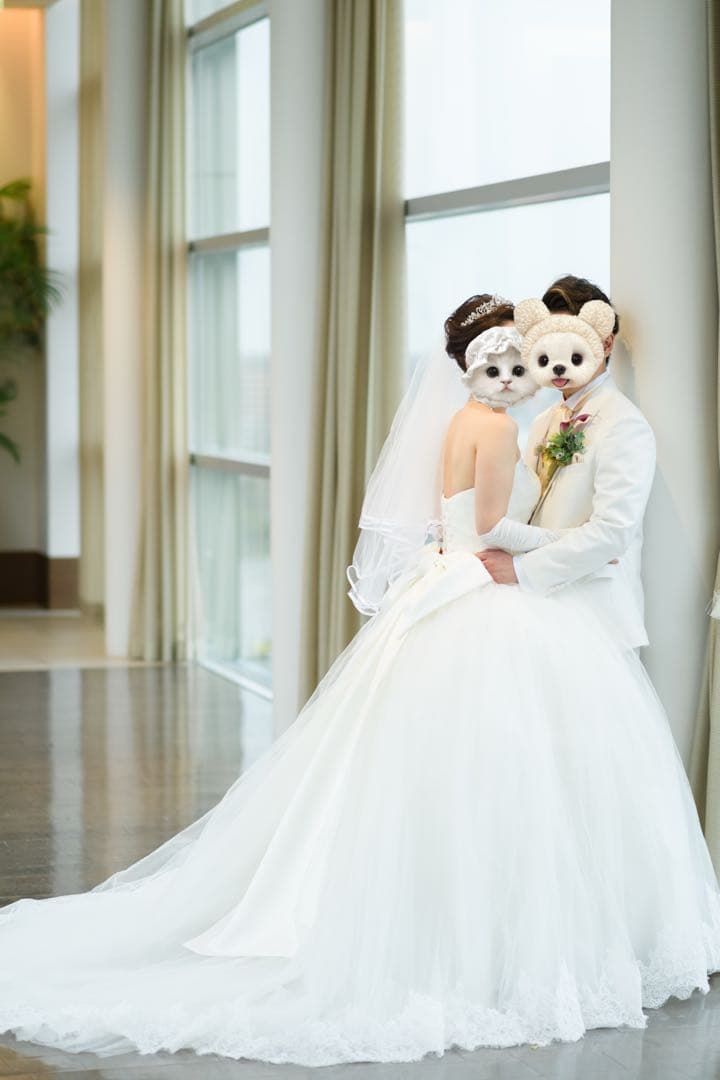 【今だけ期間限定値下】プリンセスラインワタべウエディング雅叙園オリジナルドレスM