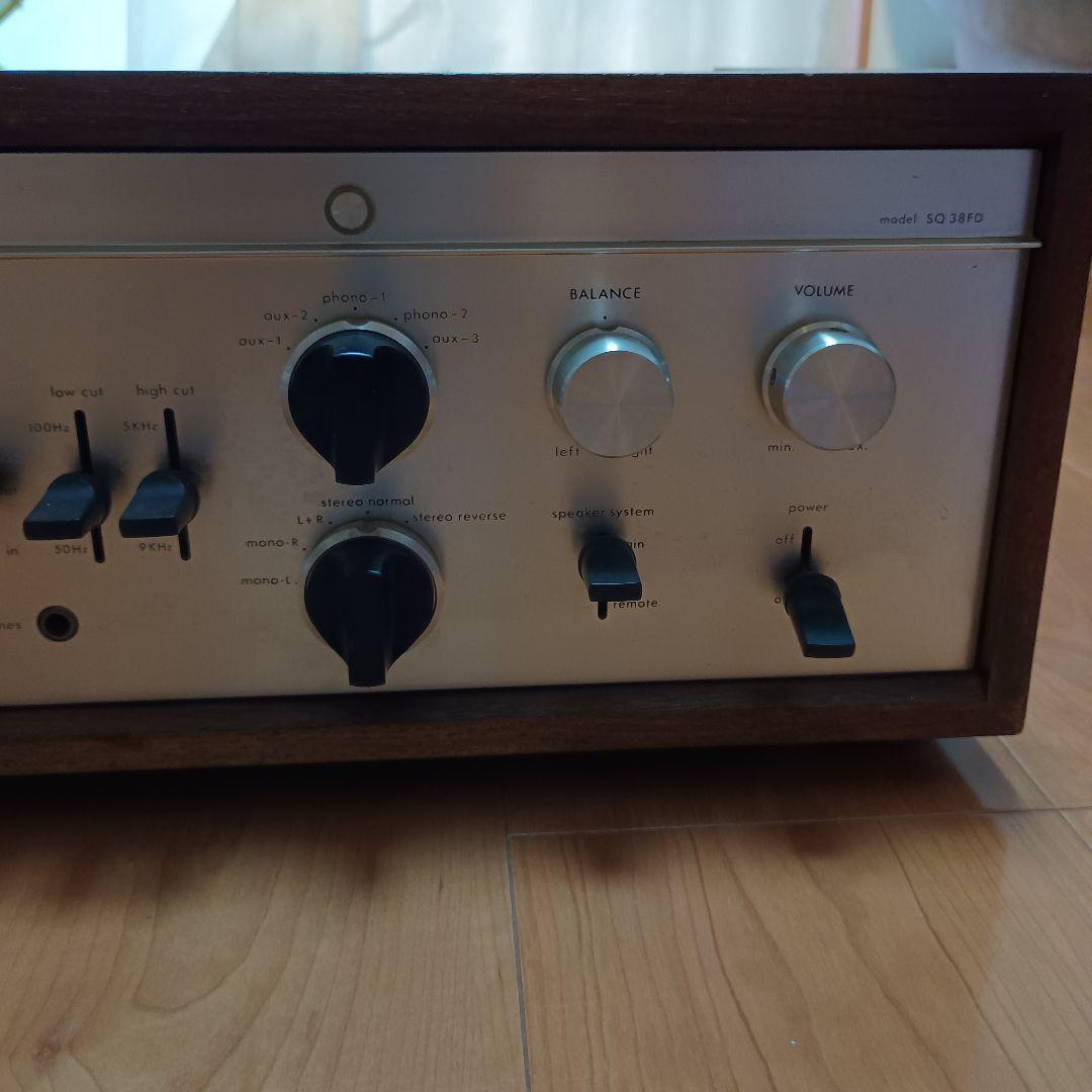 ジャンク品　LUXMAN SQ38FD プリメインアンプ