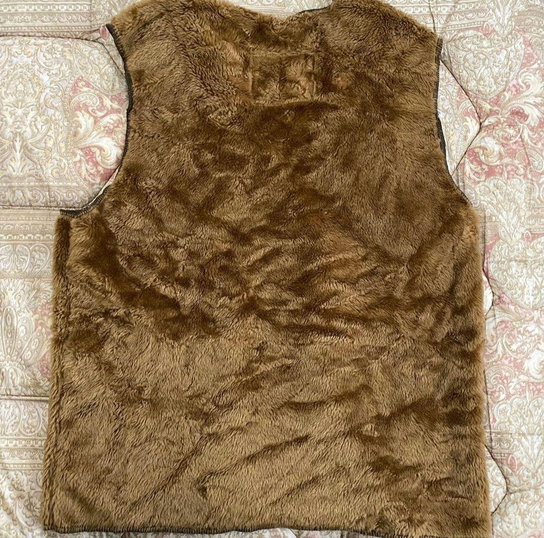 Barbour×US Zip-Up Pile Boa Vest バブアー ベスト