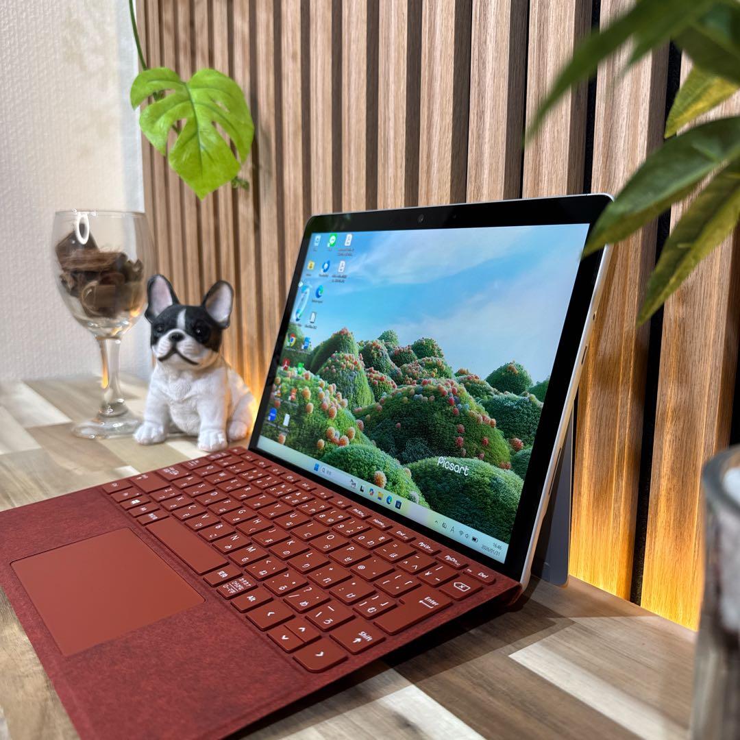 美品 2in1モデル‼️Surface Go 3☘希少レッド☘大人気ノートパソコン