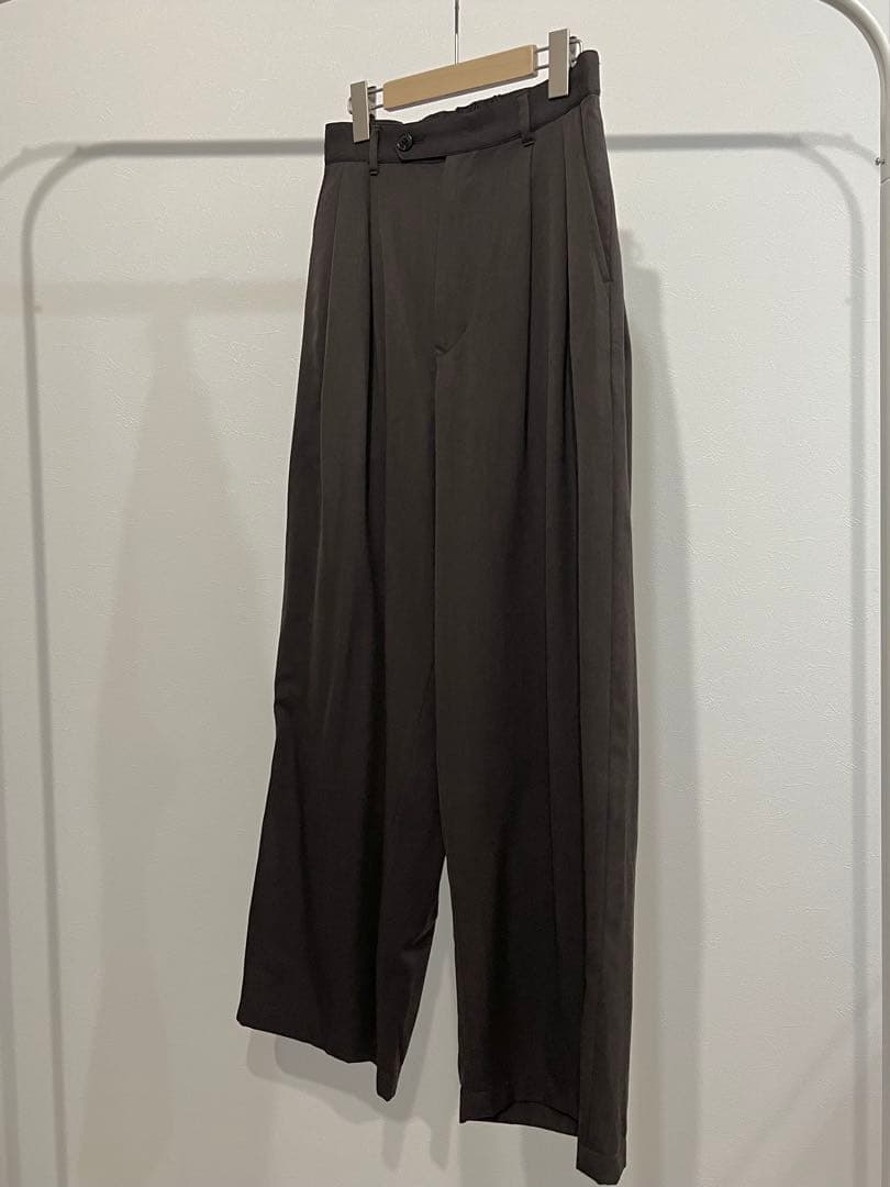 juha エアーツイルワイドパンツ　ブラウン size3