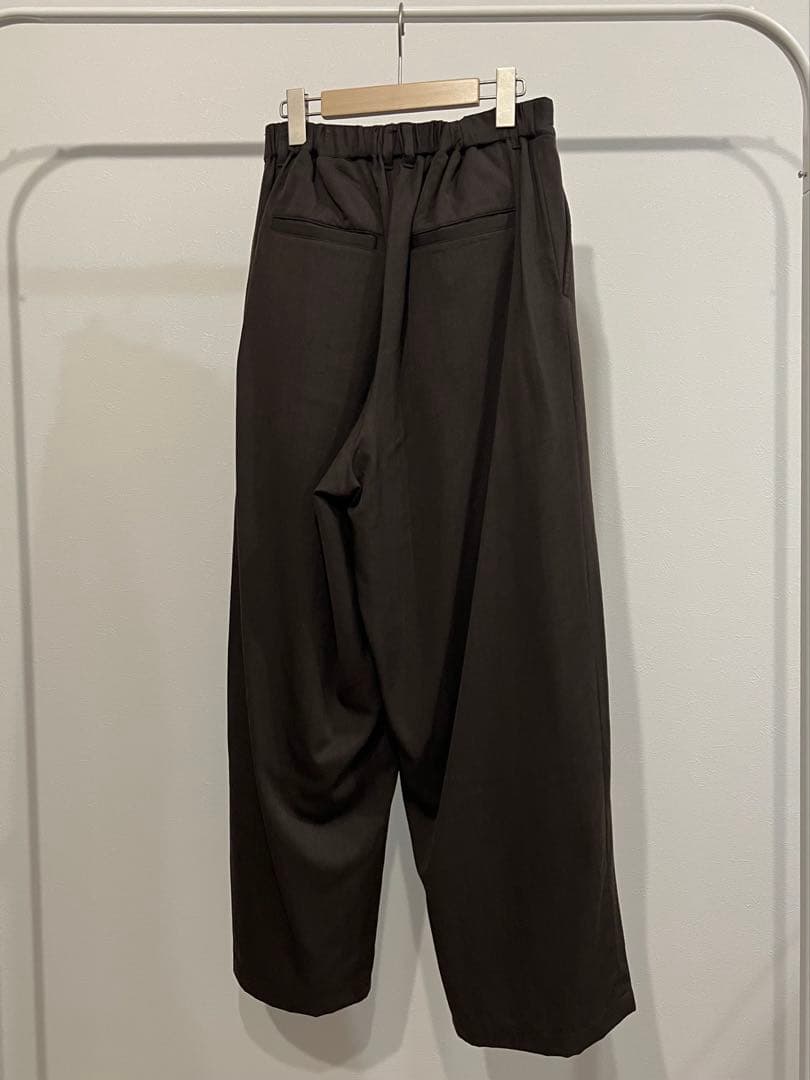 juha エアーツイルワイドパンツ　ブラウン size3