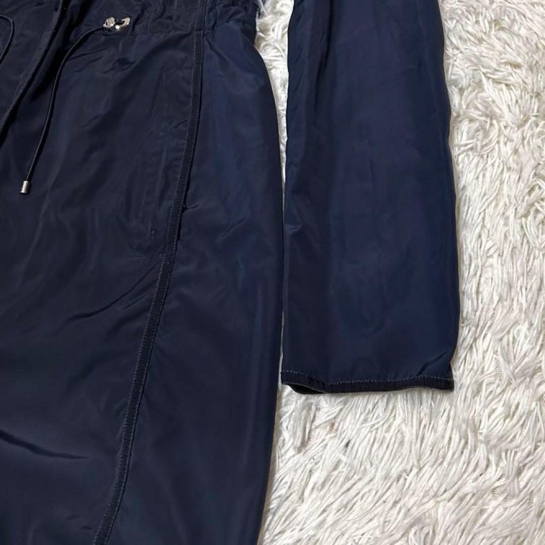 美品　ジャパン代理店表記有　MONCLER スプリングコート　ネイビー　2 M
