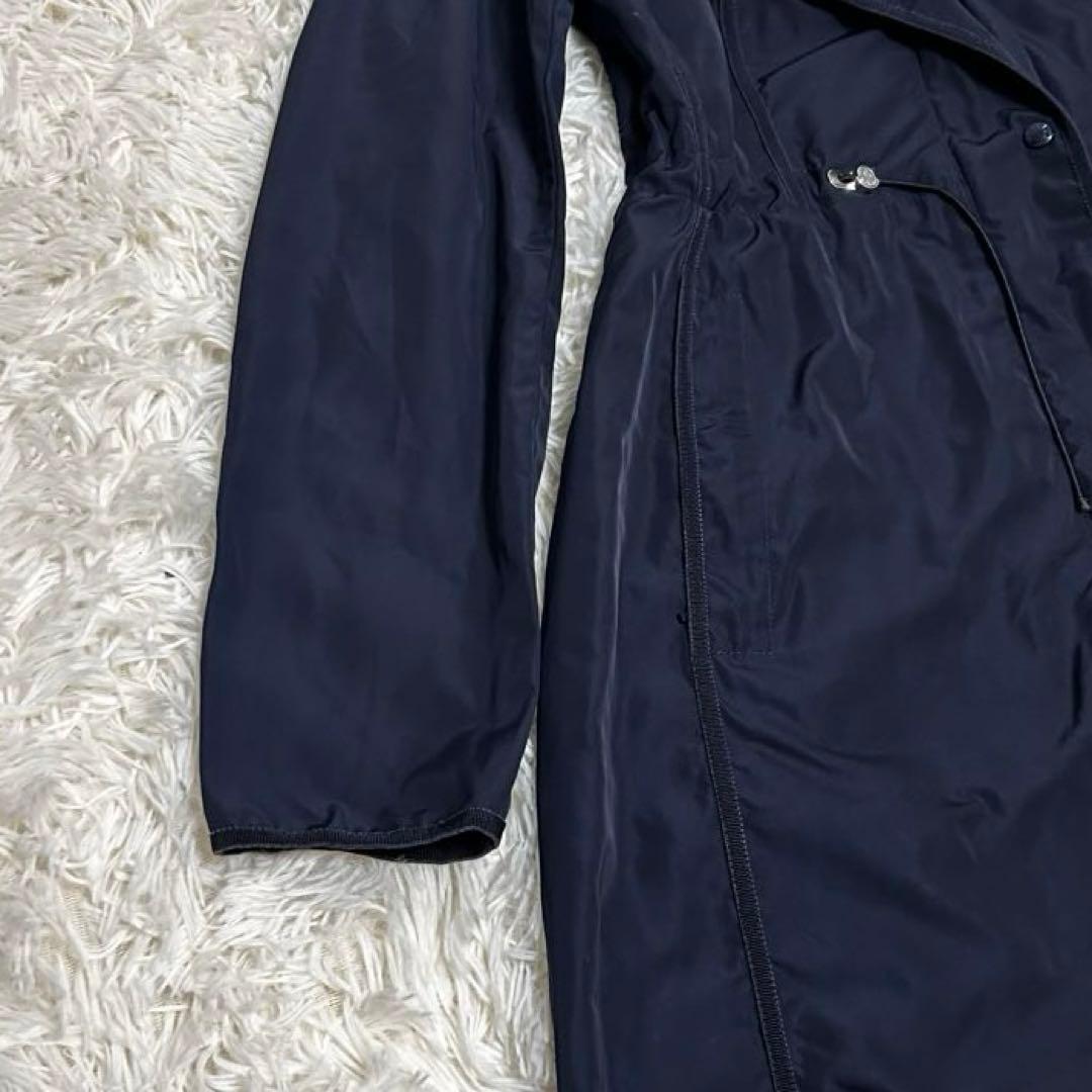 美品　ジャパン代理店表記有　MONCLER スプリングコート　ネイビー　2 M