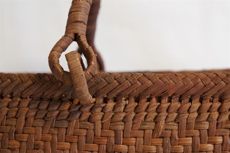 山葡萄　籠　カゴ　かごバック　やまぶどう 細ひご 中布と内ポケット付き