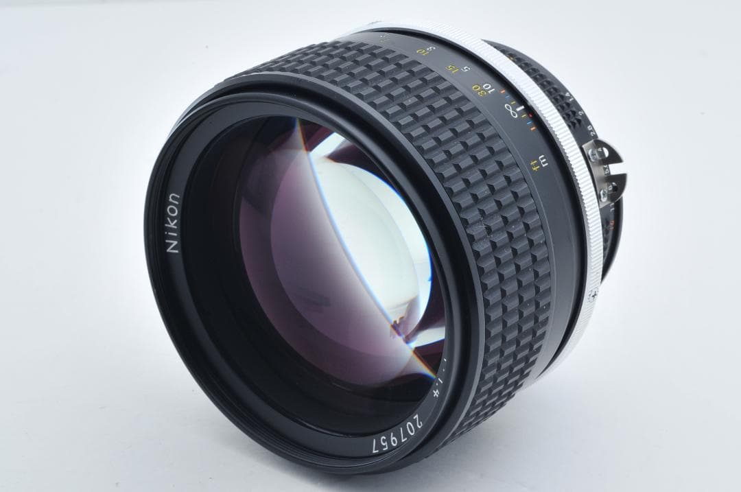 ニコン Nikon NIKKOR 85ｍｍ F1.4 Ai-s ≪油染み無し≫