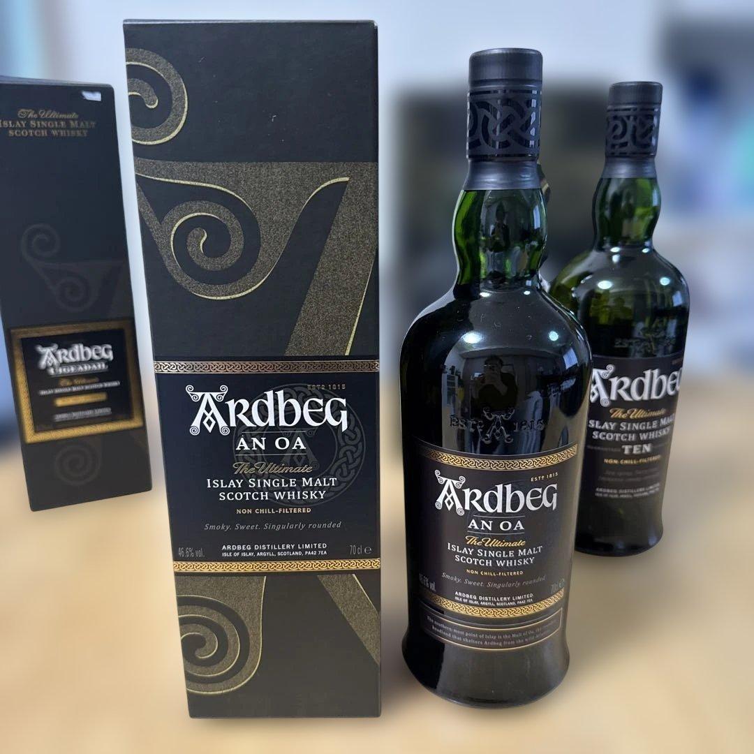 4本セット　アードベッグ・コリーヴレッカン・ウーガダール・ANOA・10年
