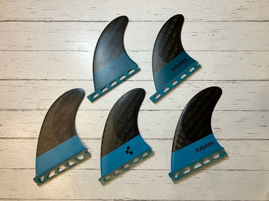 フューチャー BLACK STIX3.0 F4 5フィンセット　美品