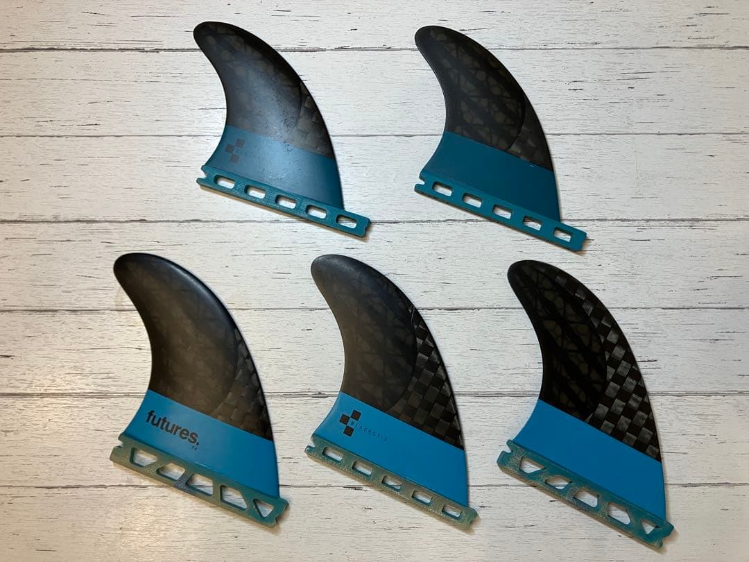 フューチャー BLACK STIX3.0 F4 5フィンセット　美品