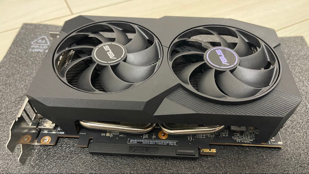 グラフィックボード・グラボ・ビデオカード ASUS Radeon RX7600 DUAL-RX7600-O8G-V2