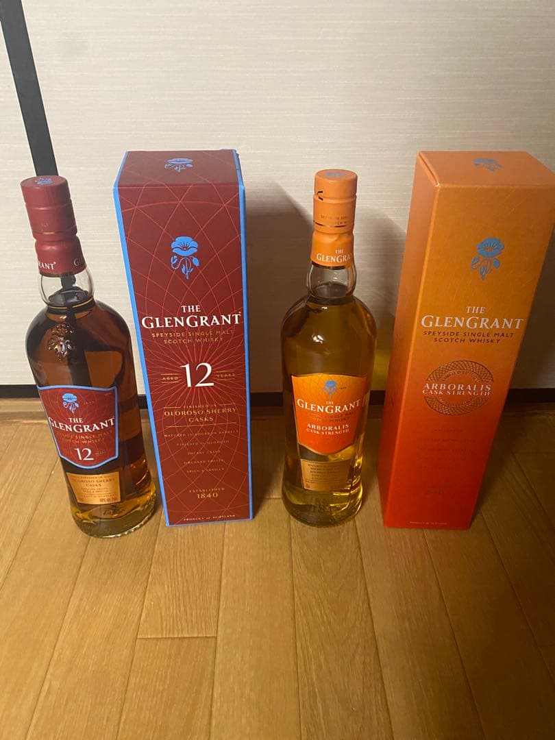 グレングラント限定品セット(アルボラリスカスクストレングス、シェリーカスク)
