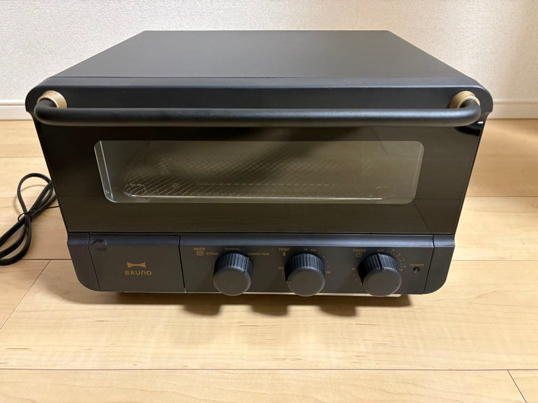 BRUNO ブルーノ スチーム＆ベイク トースター ブラック