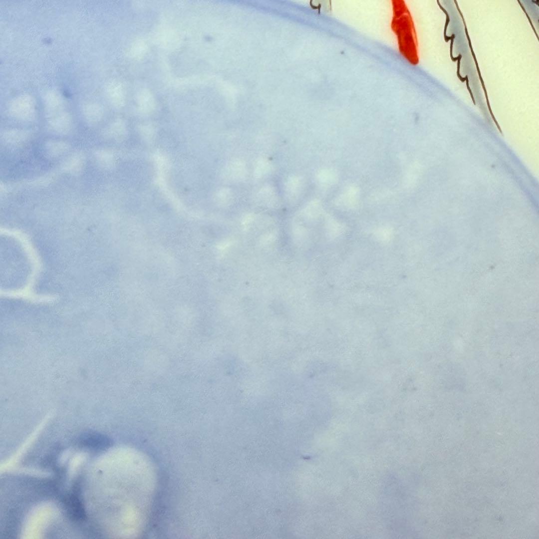 十二代　柿右衛門　陽刻鳳凰文銘々皿　5枚　共箱　渦福　大珍品　骨董　古美術