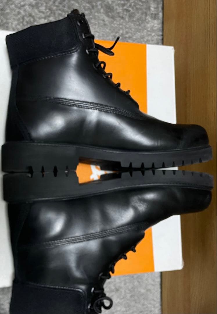 Timberland 黒レザーブーツ6 IN WATERPROOF BOOT