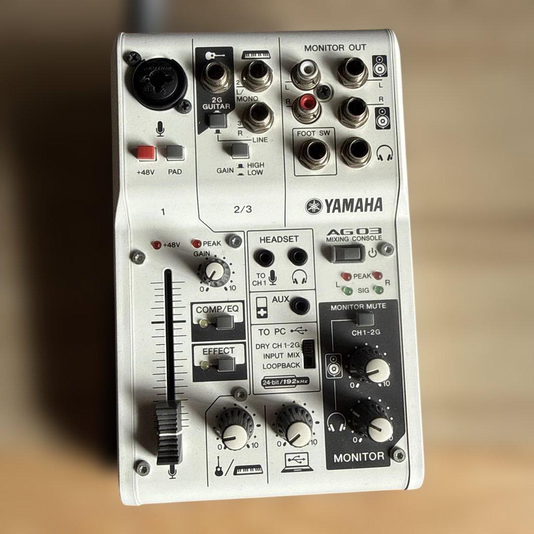 YAMAHA AG03 オーディオインターフェース(値段交渉不可)
