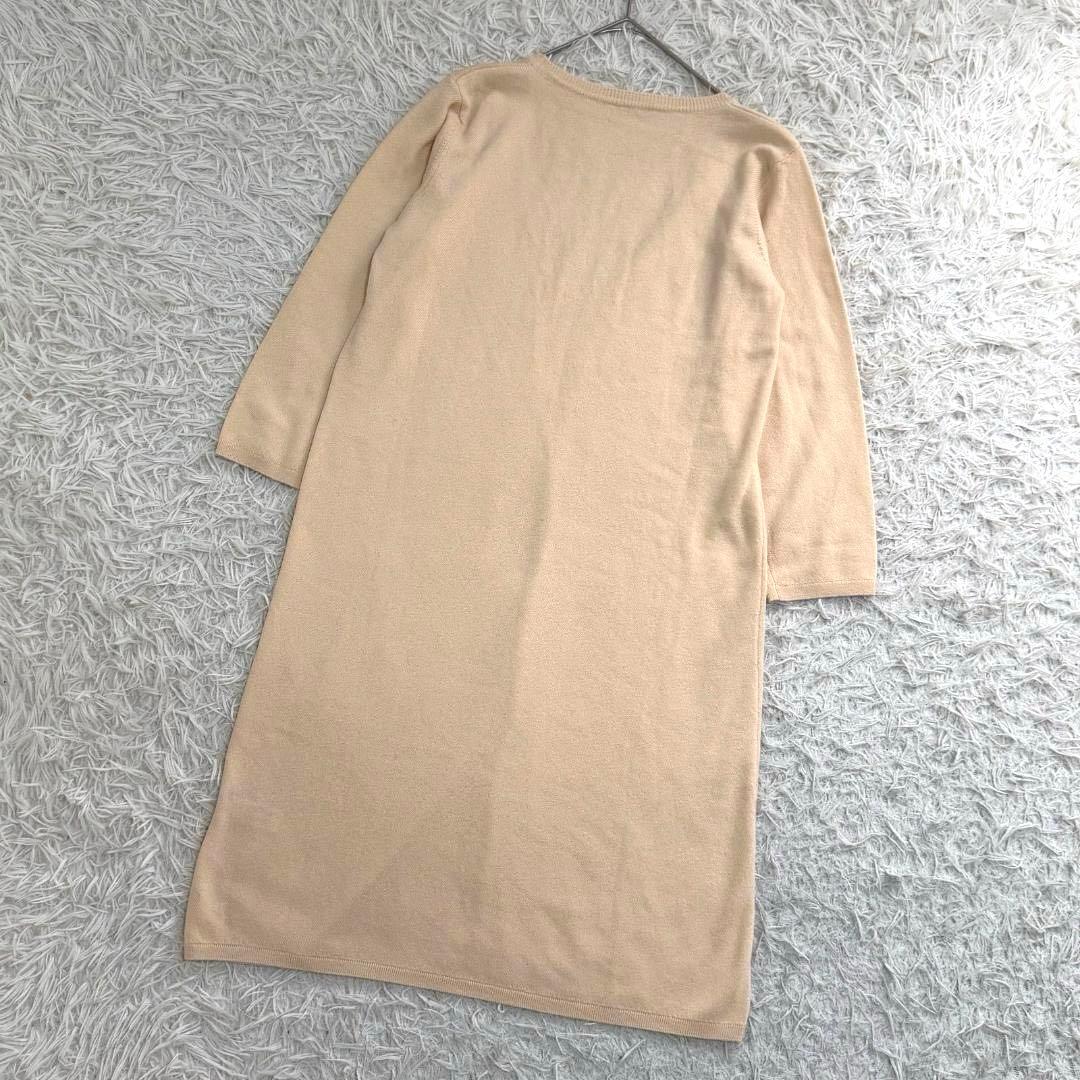 16555✨BV ボッテガヴェネタ カシミヤ100% ワンピース ベージュ 38