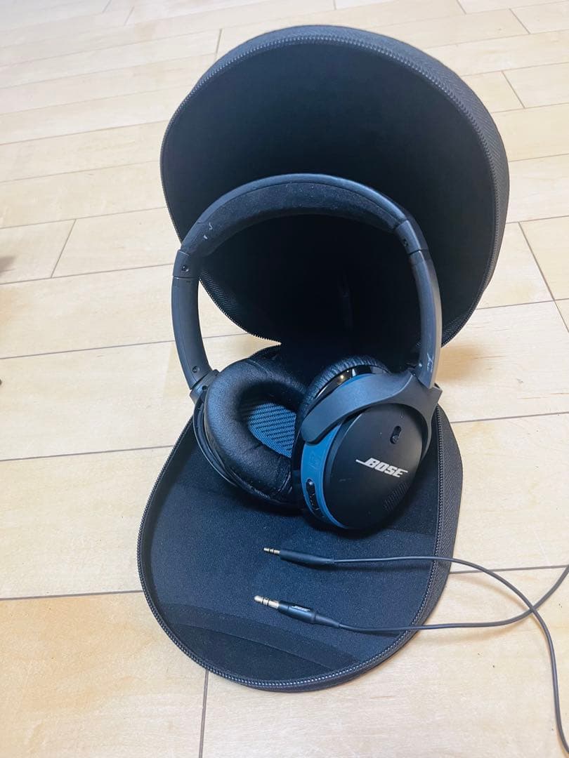 Bose ワイヤレスヘッドホン ブラック 収納ケース付き