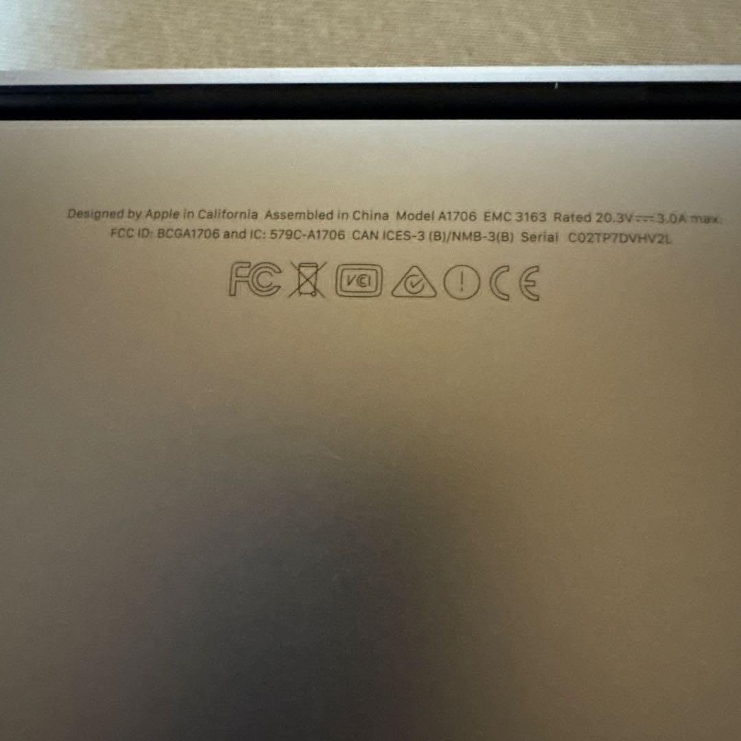 Apple MacBook Pro スペースグレー 本体　ジャンク