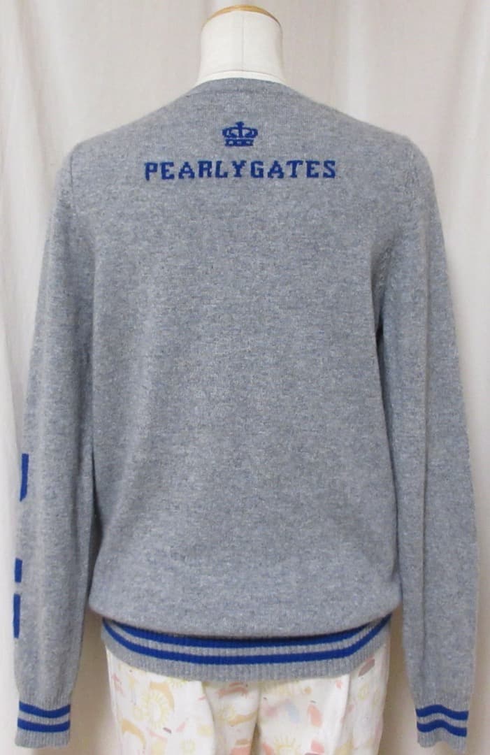 パーリーゲイツ / カシミヤ100%長袖ニット