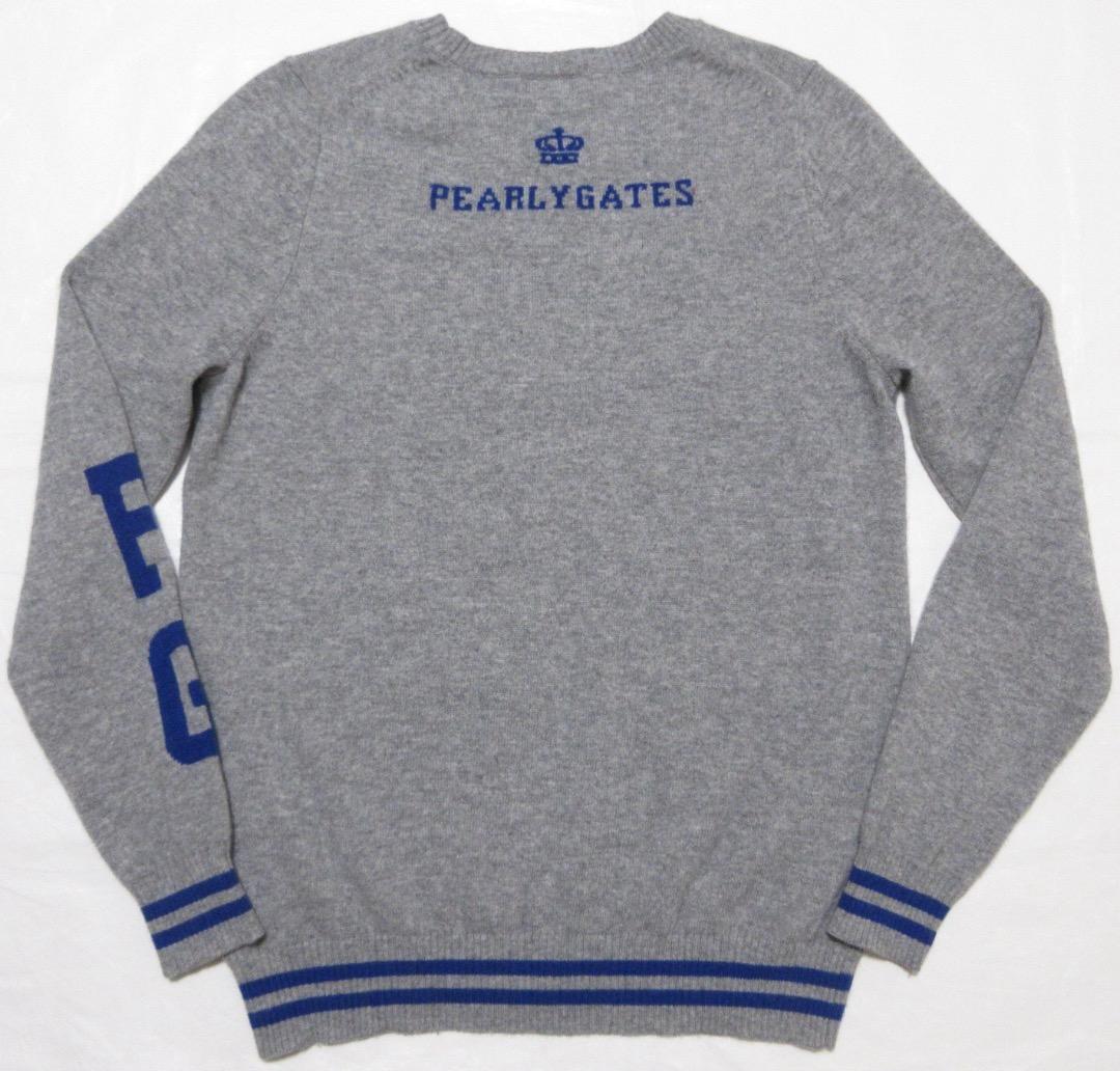 パーリーゲイツ / カシミヤ100%長袖ニット