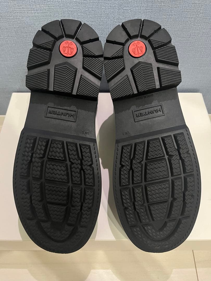 【美品】HUNTER ハンター　ブーツREFSTITCHLOAFERBOOTS