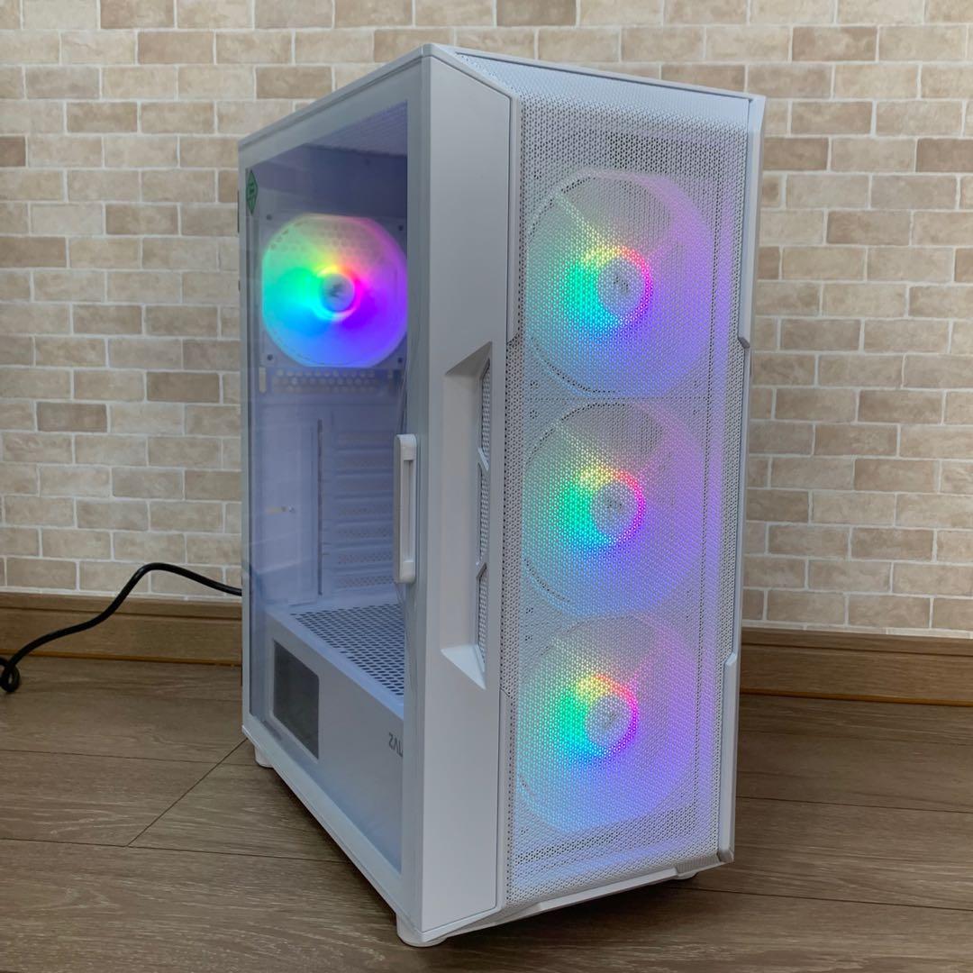 【格安】SSSランクi7&RTX4060搭載ゲーミングPCフルセットホワイト