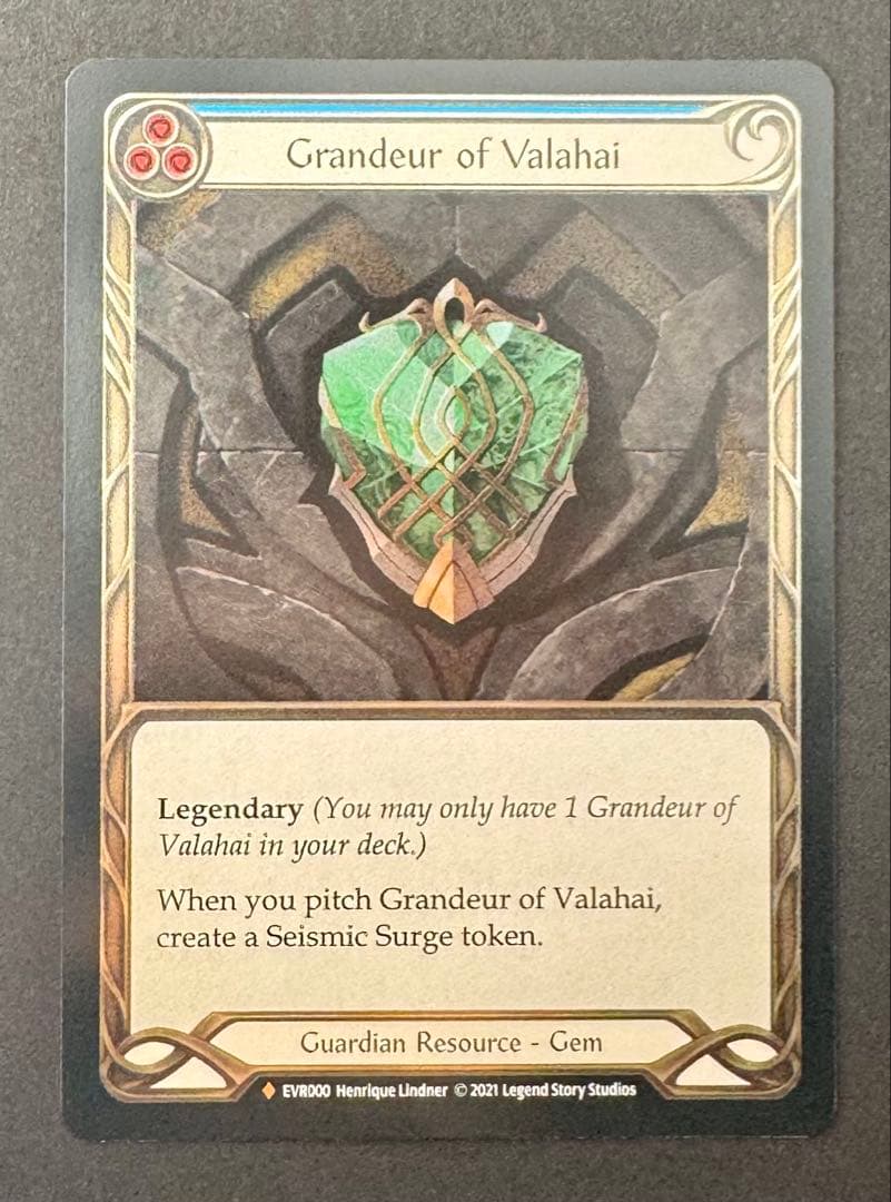 [FaB] 英語版「Grandeur of Valahai」Cold Foil