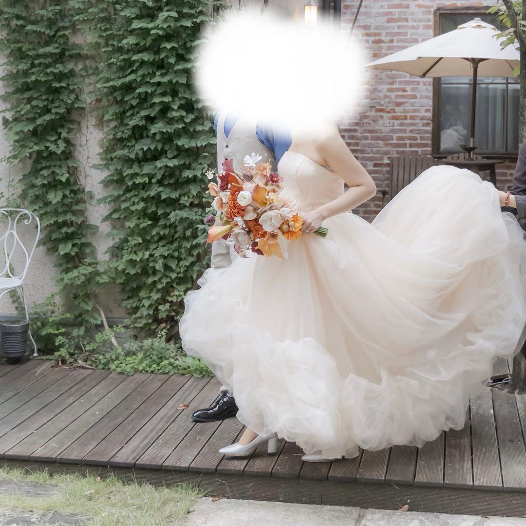 チュールドレス　カラードレス　ウエディングドレス　結婚式