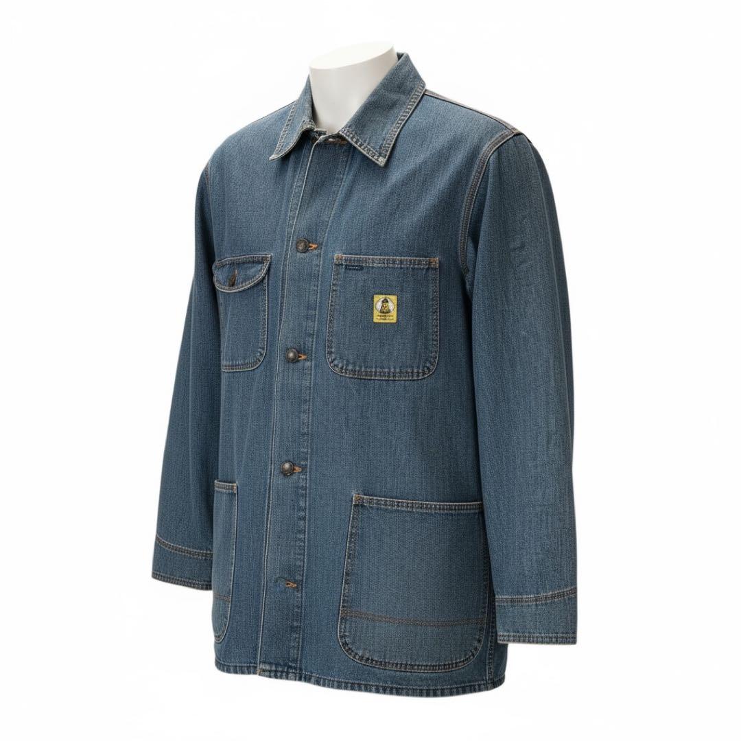 【超希少】ラングラー　ジャパン期 デニムカバーオール ブルーベル 90s M