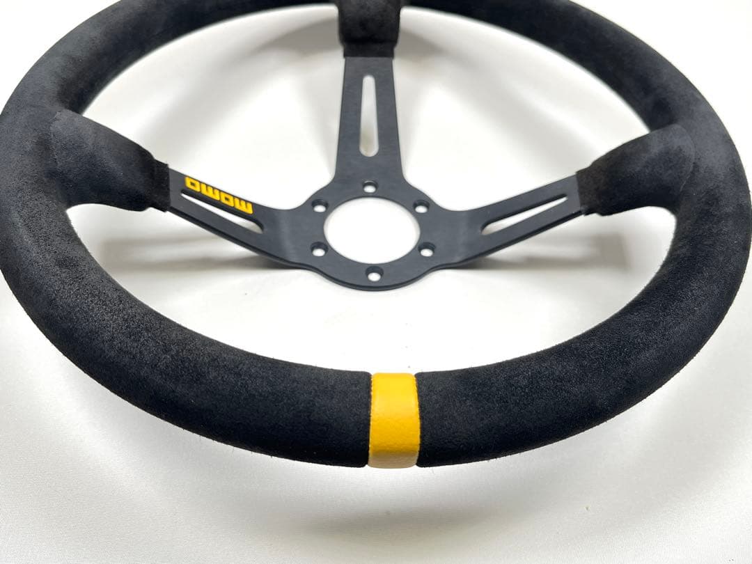 MOMO MOD.08 スエード 350mm M-60 90mmディープ 正規品