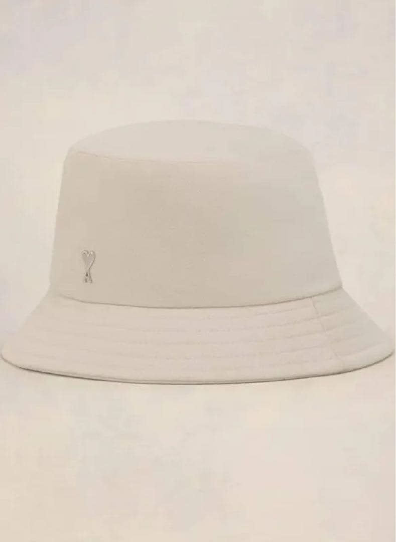 【amiparis】ホワイト バケットハット