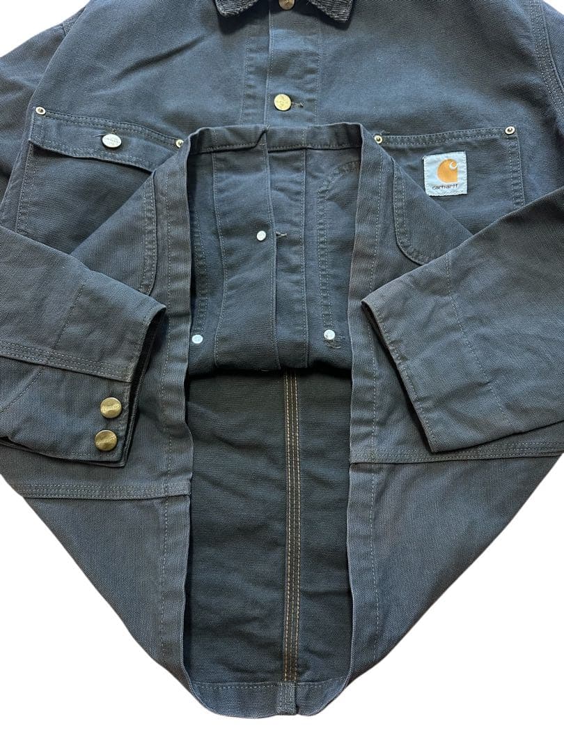 80s 希少カラー！カーハート チョアコートジャケット size 42 グレー