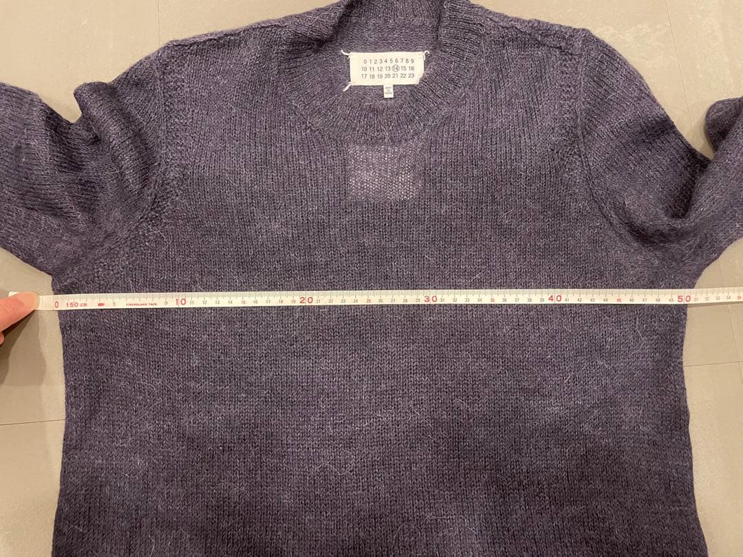 メゾンマルジェラ　アルパカ　フィッシャーマンニット レプリカ　グレー