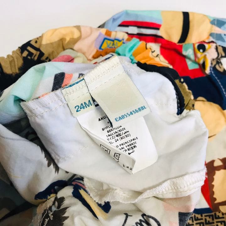 FENDI モンスター　トップス　総柄　パンツ　80〜90 フェンディ　キッズ