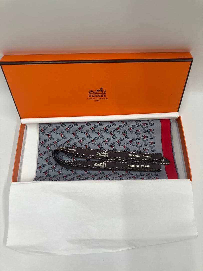 HERMES プチカレ 乗馬柄　サイズ41 箱