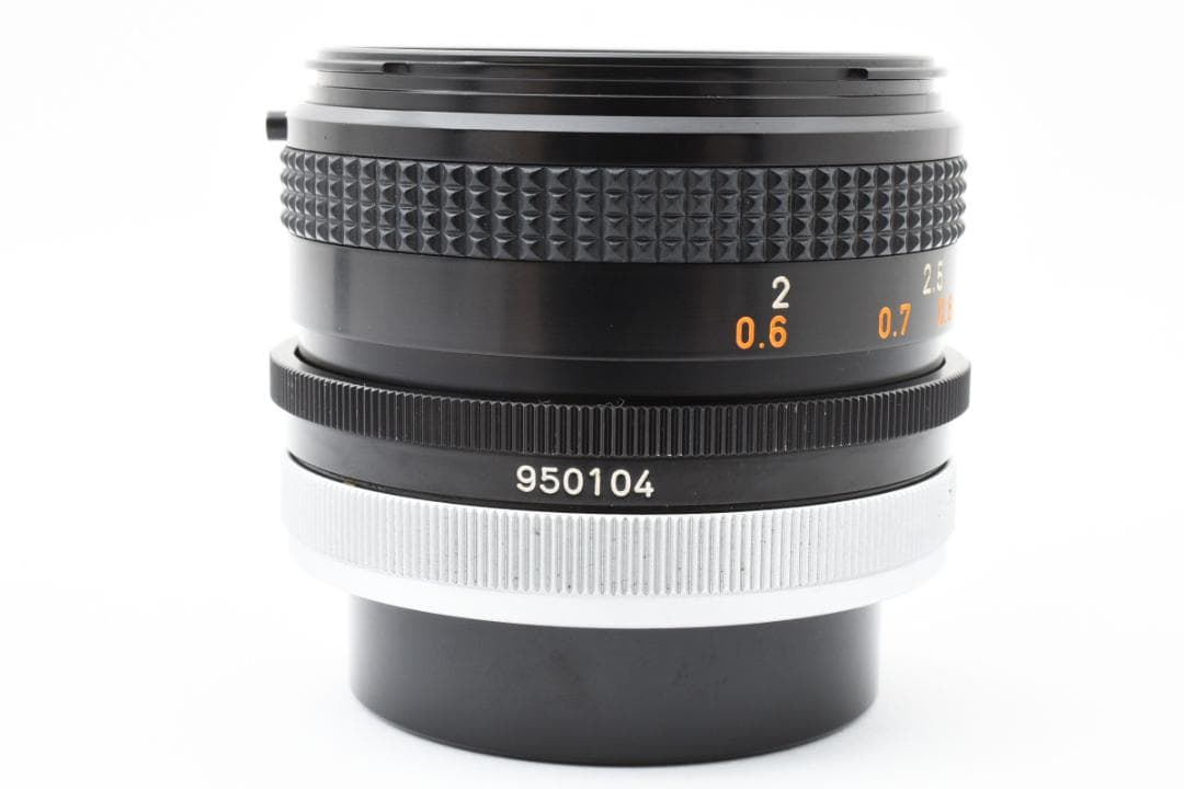 超美品 CANON FD 50㎜ f1.8 S.C MF レンズ　B772