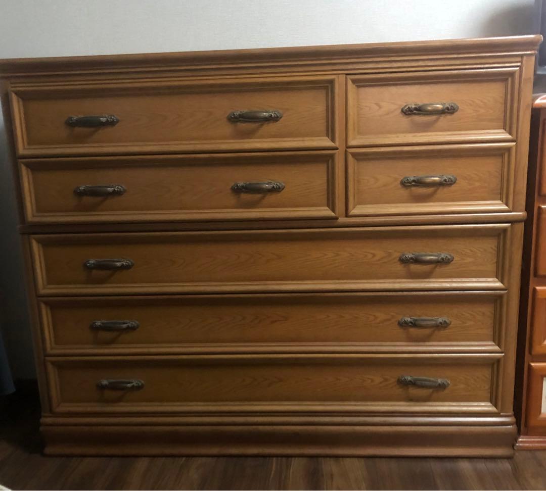 桐タンス　たんす　箪笥　伝統家具　高級家具　ワイドチェスト