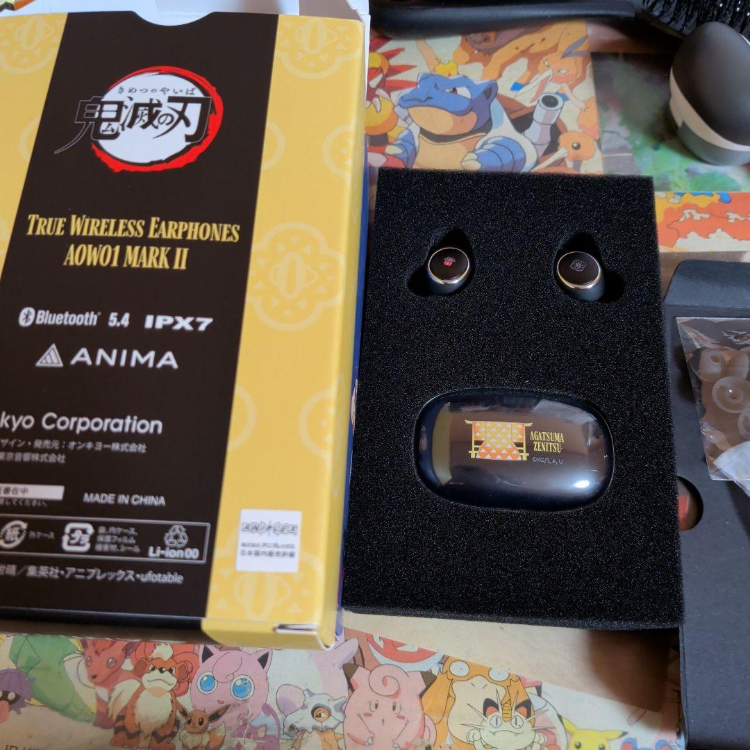 鬼滅の刃 AON01 MARK II ワイヤレスイヤホン　我妻善逸