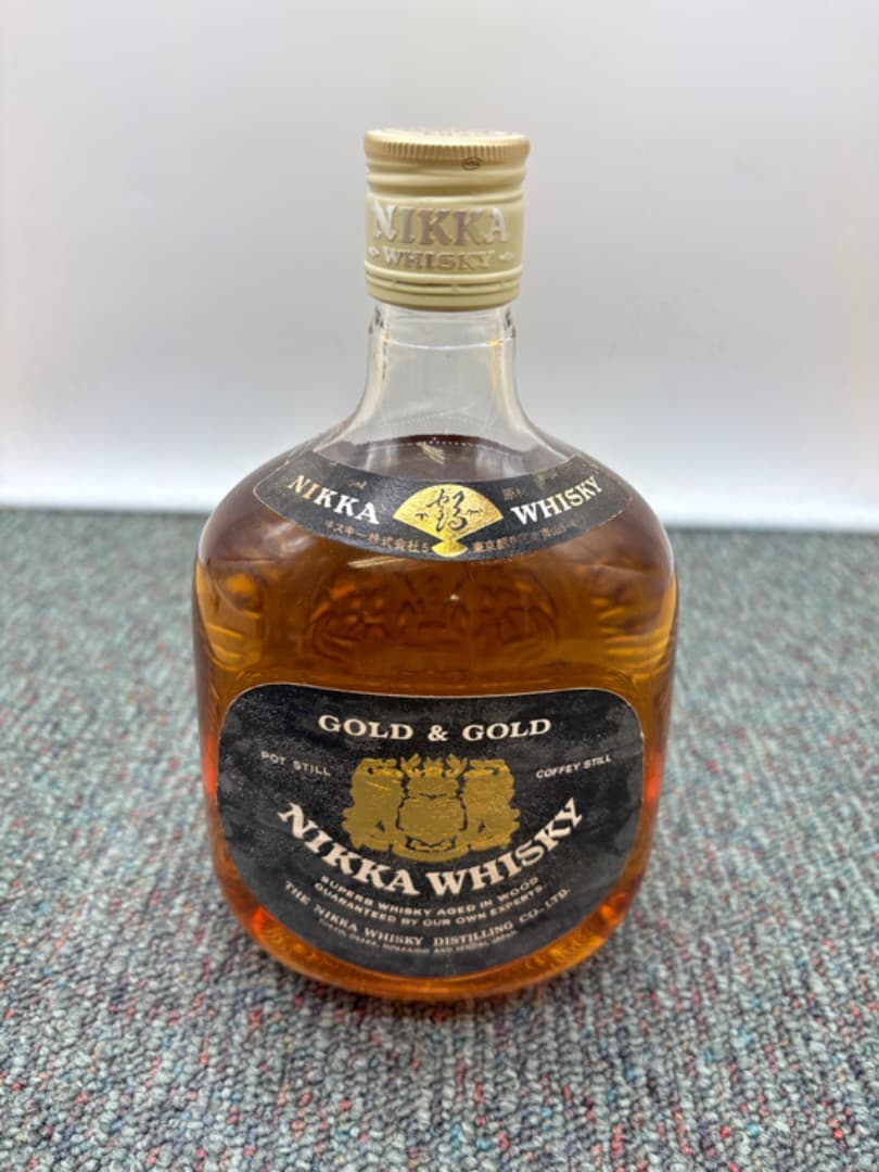 【未開栓】 ニッカ　ウイスキー　GOLD&GOLD　侍　samurai　f931