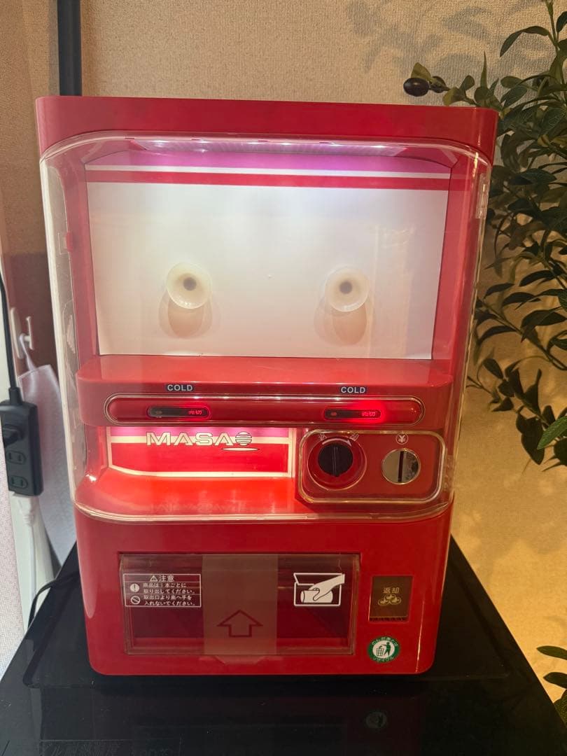 【最終値下げ】マサオコーポレーション 自動販売機型保冷庫(赤) MSO-016R