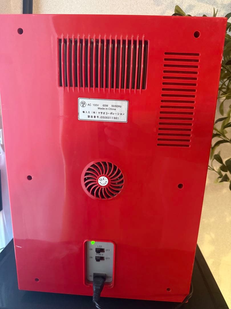 【最終値下げ】マサオコーポレーション 自動販売機型保冷庫(赤) MSO-016R