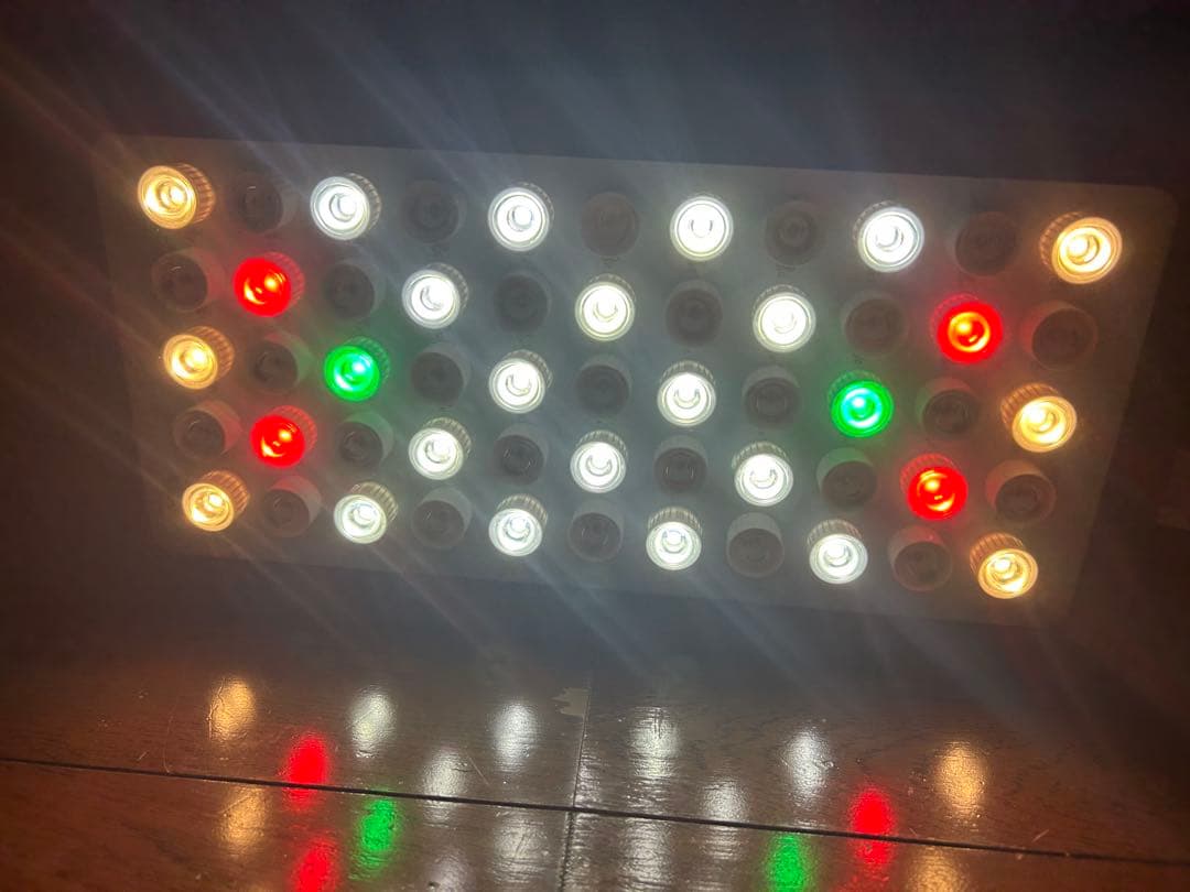 珊瑚水槽照明 LEDライト ブラックボックス プリズムレンズ　2台　※訳あり