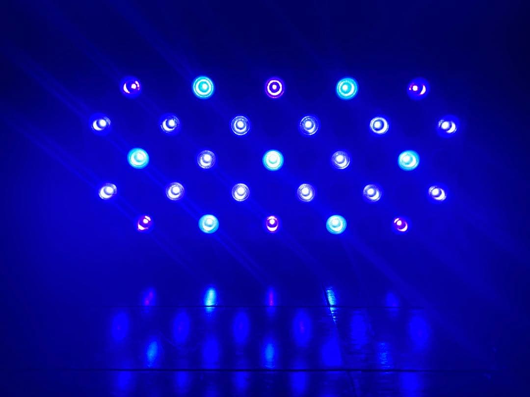 珊瑚水槽照明 LEDライト ブラックボックス プリズムレンズ　2台　※訳あり