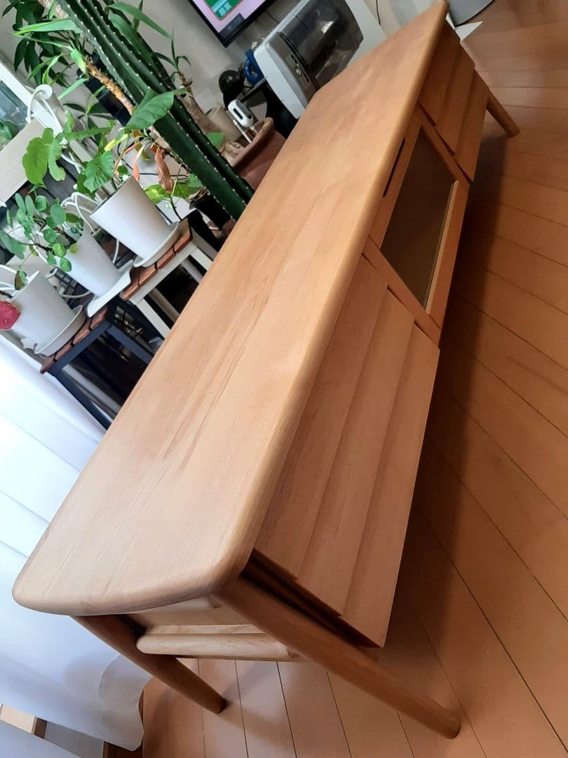 【美品】天然木　テレビ台　ISSEIKI